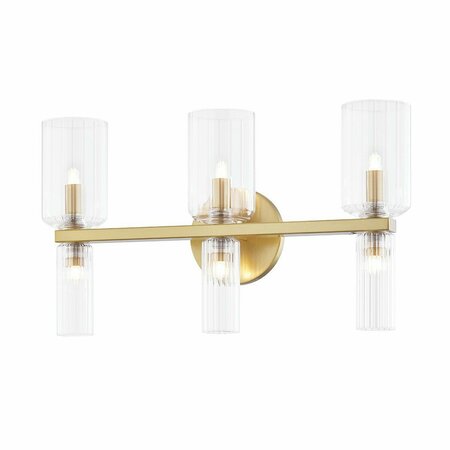 MITZI 6 Light Bath Bracket H384303-AGB